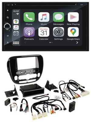 Blaupunkt 2DIN Bluetooth DAB USB DVD Lenkrad Autoradio für Kia Soul ab 2014 Klim