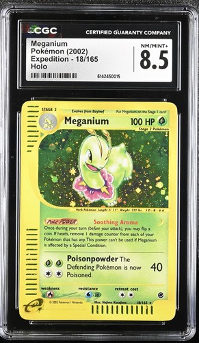 Meganium graded CGC 8.5 for sale on eBay