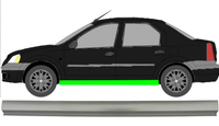 Schweller FüR Dacia Logan 2004 - 2009 Links