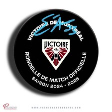 Erin Ambrose Montreal Victoire Signed Official Game Puck