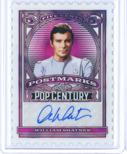 2026 Leaf Pop Century William Shatner Postmarks Lava Autograph - 1/1