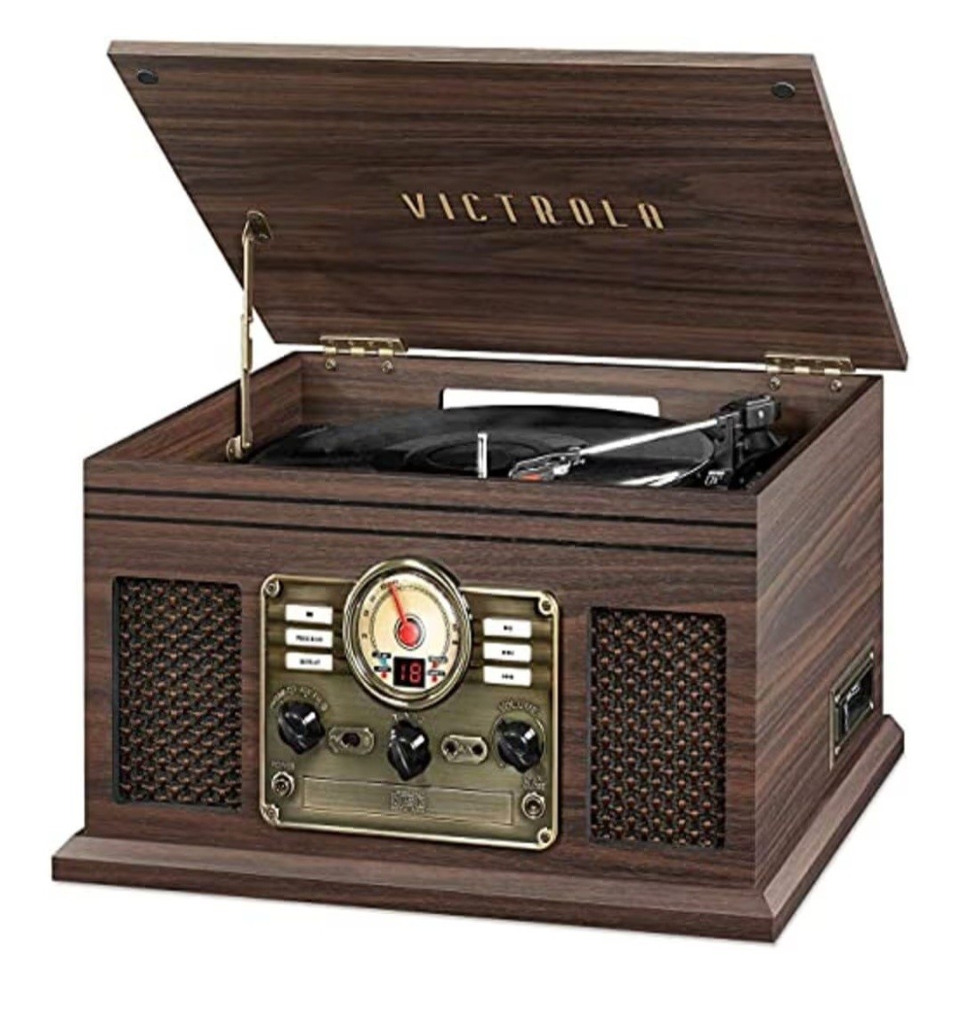 With Cd, Cassette, Am/fm Radio, Mahogany