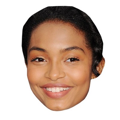 Yara Shahidi Celebrity Mask, Flat Card Face, Fancy Dress Mask