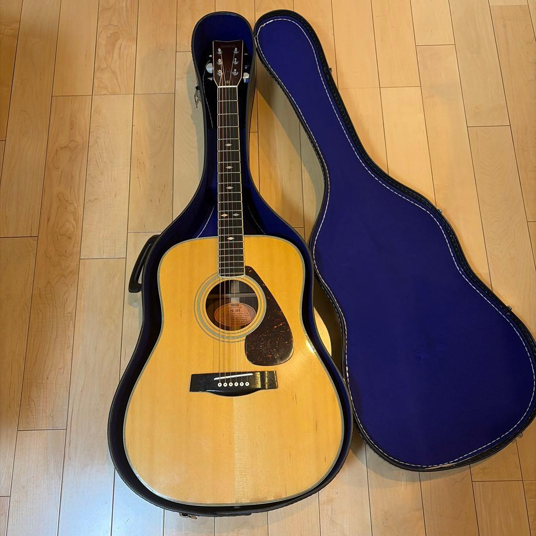 Yamaha FG-351 Acoustic Guitar Orange Label Made in Japan