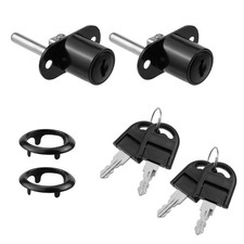 2pcs Drawer Locks with Keys - Zinc Alloy Cabinet Locks for Furniture Office