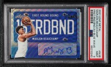 2021-22 Leaf Metal Blue Wave 23/30 MarJon Beauchamp #FRB-MJB PSA 9 MINT Auto 8d2