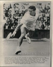 1965 Press Photo Australia's Roy Emerson in action, Wimbledon Tennis, England