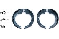 Textar Bremsbackensatz, Feststellbremse 91083100 FüR Honda