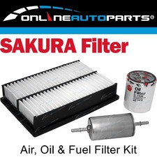 Oil, Air, Fuel Filter Kit for Mazda 3 BK BL 2.0L 4cyl Neo Max Sport 2003~2012