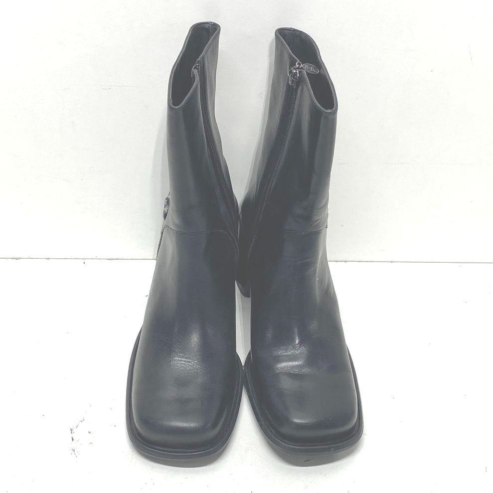 Harley-Davidson Black Solid Ankle Boot Boot Women… - image 2