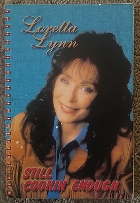 Loretta Lynn Still Cookin' Enough Cookbook Spiral Collectible SIGNED AUTOGRAPHED