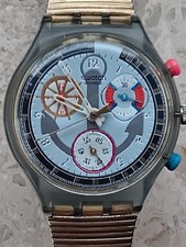 Swatch Chrono Power Steel Flex Armband SCN110