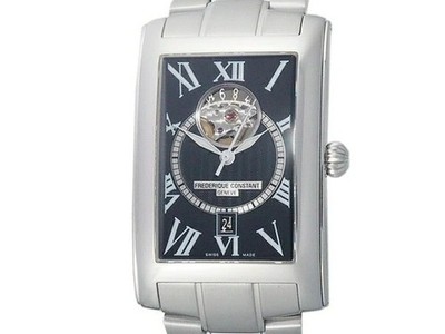 Frederique Constant Klassisch Carrée Herzschlag FC-315BS4C26B Silber Dial Auto