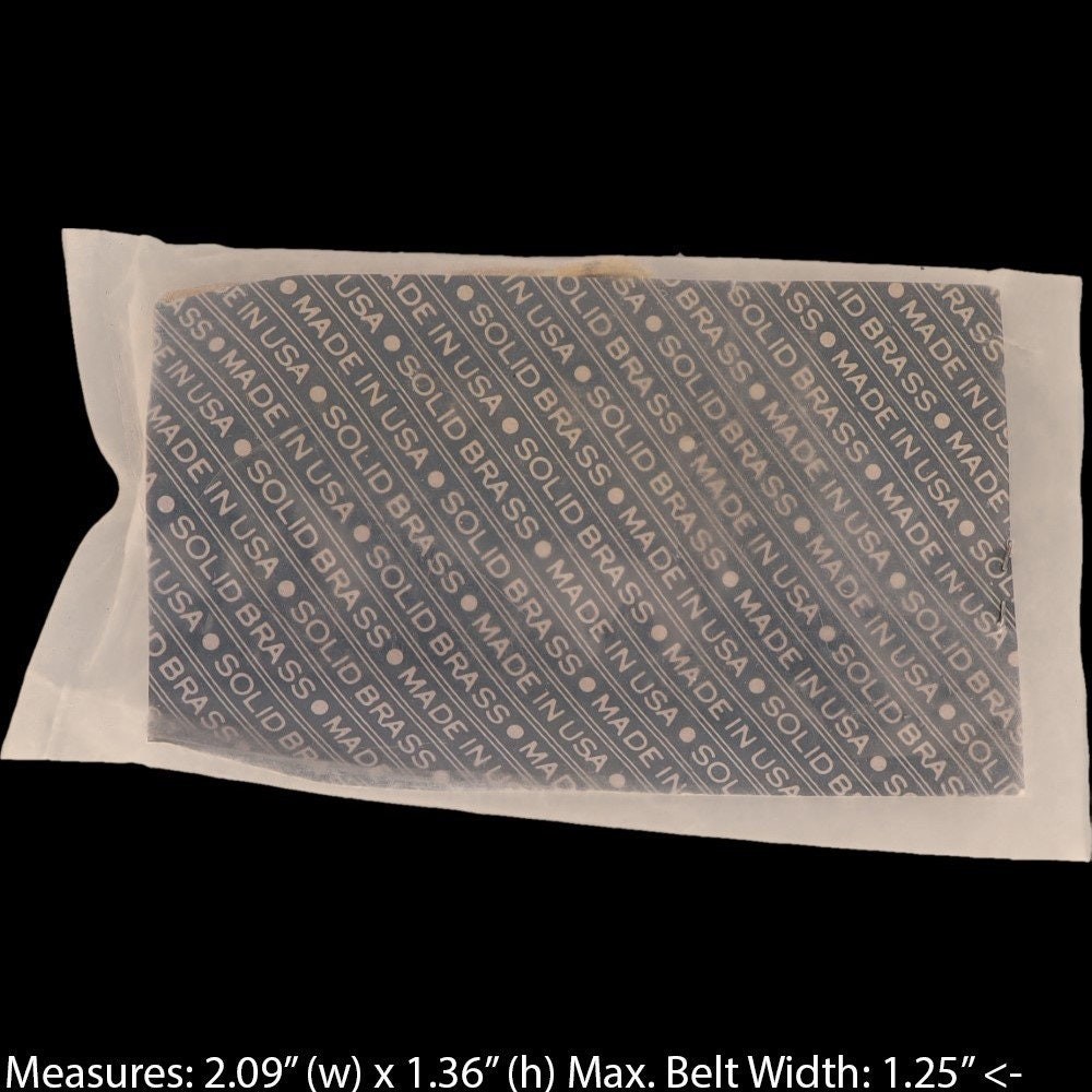 New Solid Brass Bts Blank Engravable No Monogram … - image 4