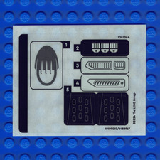New LEGO Batman Construction Figure  The Bat-Pod Bike 76273 Sticker Sheet Qty 1