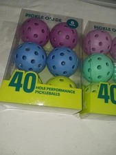 Pickleball Balls. Pickle O' Joe 40High Performance Pickleballs. Lot Of 12. New
