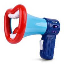 Voice Changer Megaphone, Funny Mouth Shape Portable Bullhorn Speaker with Cle...