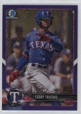 2018 Bowman Chrome Prospects Purple Refractor 103/250 Leody Taveras #BCP240 6u5