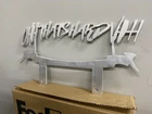 Lowrider Ohh That's Hard Large Brushed Aluminum Plaque Sign –Lowrider Plate