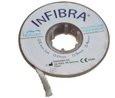 Dental Glass Fiber Splint 2 mm impregnated Light Cure Bioloren InFibra Fiber