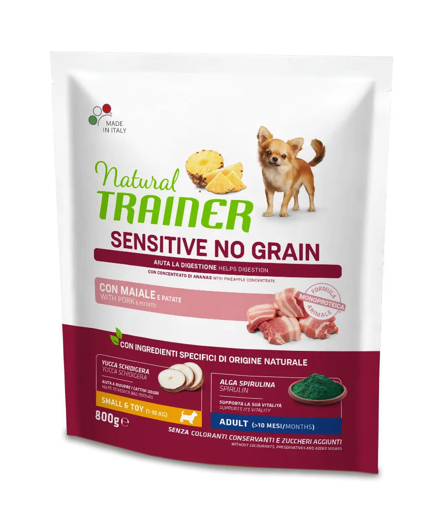 Cane Small & Toy 800 gr Maiale No grain Natural Trainer