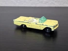 Matchbox Lesney No. 39 Pontiac Convertible Yellow BPW Black Base England