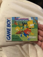 Nintendo Gameboy Manual Only BART Simpsons Es...
