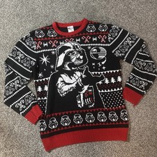 Star Wars Darth Vader Ugly Christmas Sweater XL 46-48 Acrylic Unisex