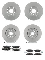 Ferodo Bremsscheiben + BelÄGe Vorne + Hinten Passend FüR VW Caddy 4 + Alltrack