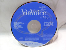 IBM ViaVoice For Mac You Talk iType Mac OS X Edition 2001 CD-Rom only
