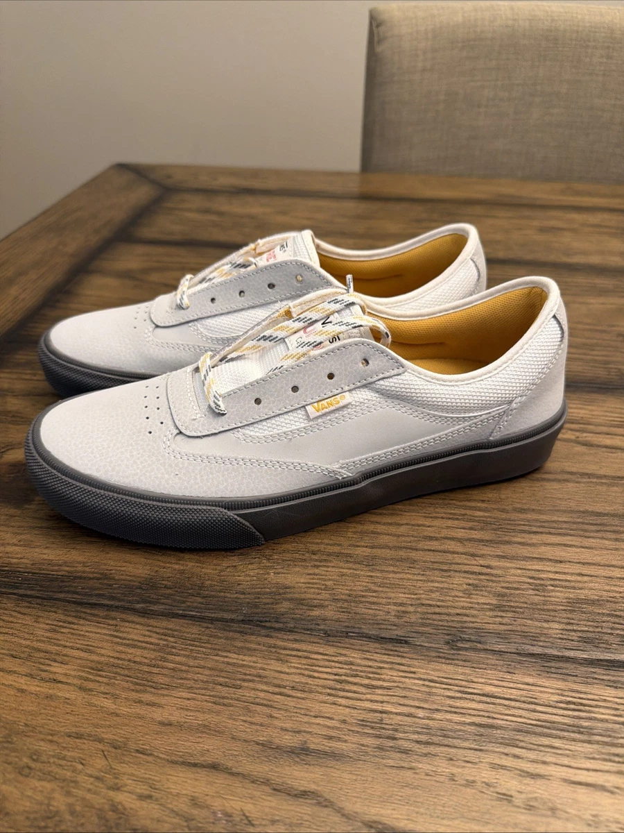 VANS Skate Curren Caples Grey Yellow Shoes Men\'s Sz 6.5 Womens Sz 8 #500714 Vans Skate Curren Caples Shoe - Grey – Icon Boardshop main image 4