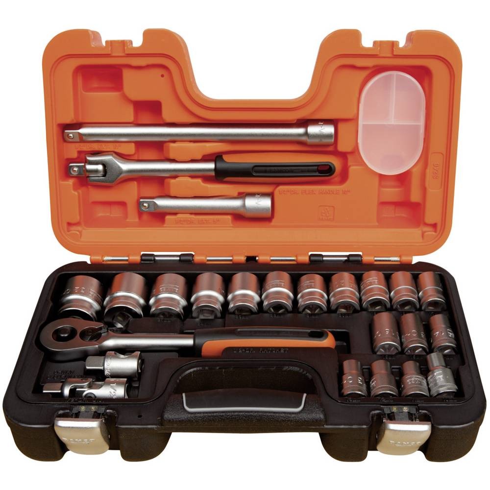 Bahco Jeu de clés à douille 24 pièces S240 avec profil Dynamic-Drive