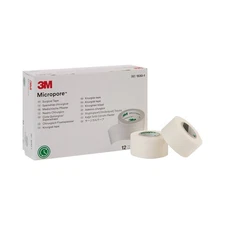 3M Micropore Medical Surgical Tape 1530-1 Skin Friendly Paper 1" X 10 Yds 12 Ct