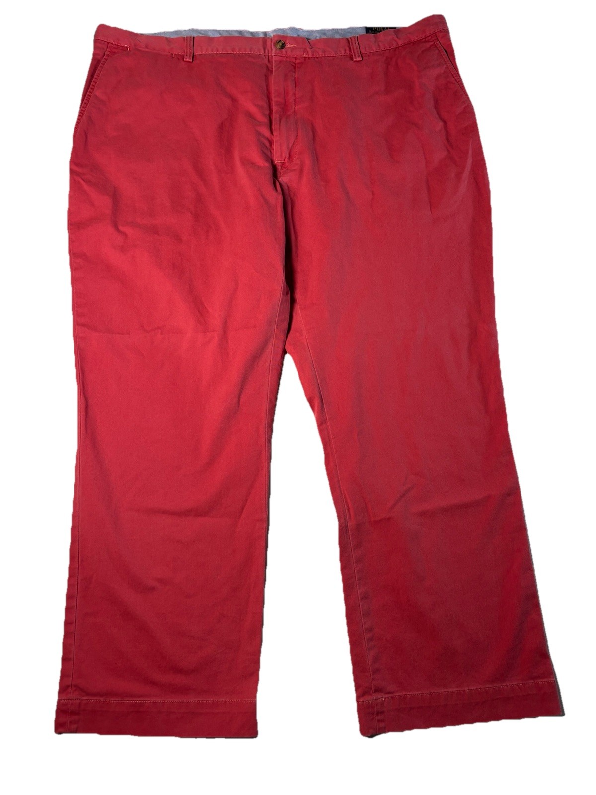 Polo Ralph Lauren Cotton Pants Men's 46x30 Pink Stretch Classic Fit Straight Leg