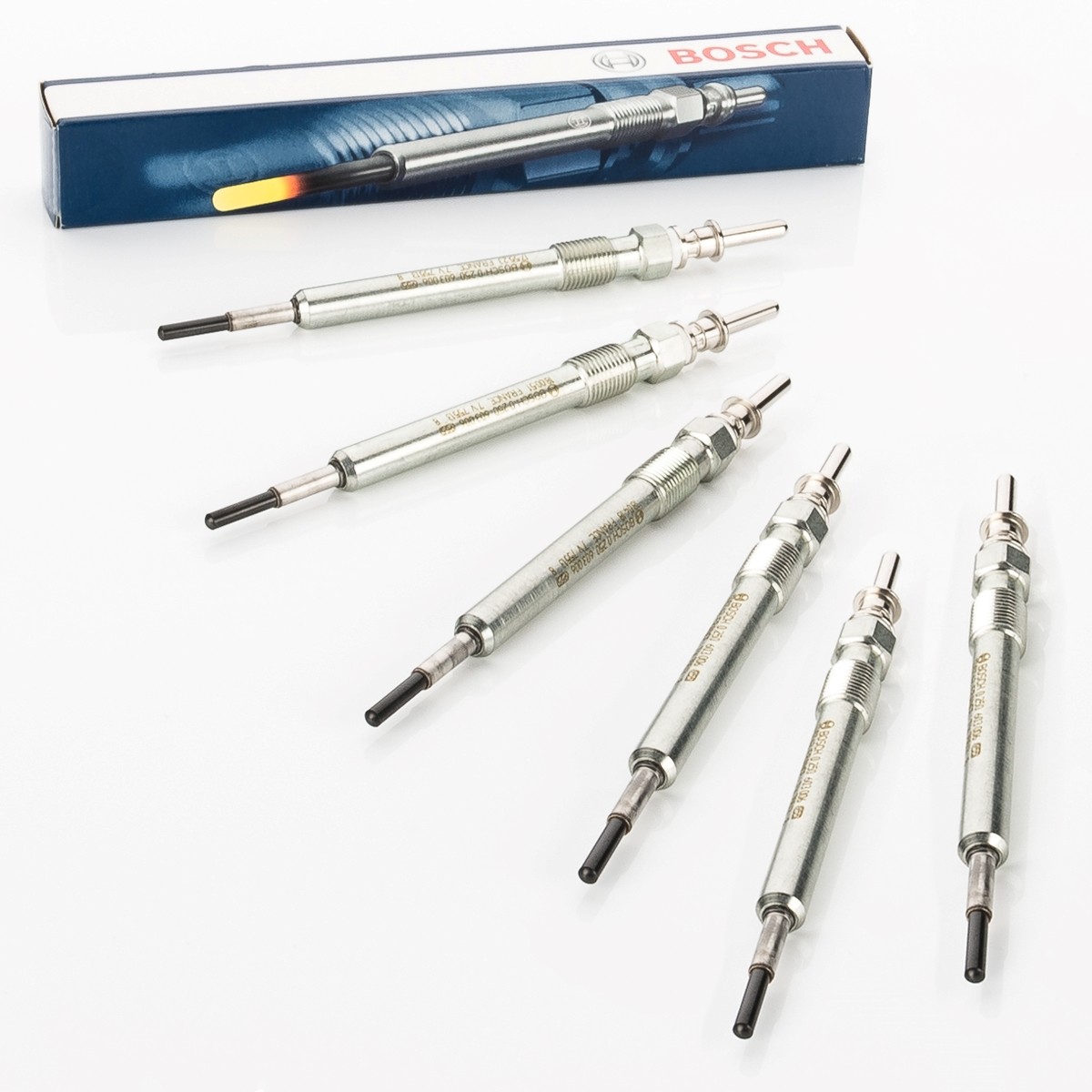 6x Glow Plug original Bosch Duraspeed 0250603006 for bmw 6er F06 7er F01 G11 X6