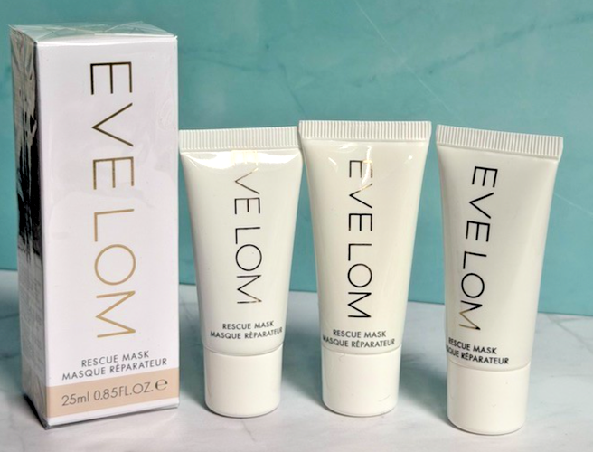 Eve Lom Rescue Mask Bundle 70ml = 25ml NWB + 3 x 15ml Sealed Worth £63 Free🚚