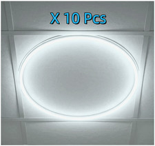 10 Pcs x 40W Halo Circular LED Linear Frame Panel Light For Suspended Ceiling