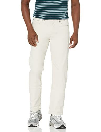 Amazon Essentials Herren Stretch-Twillhose 5-Pocket Gerade Stone 29W/29L-image