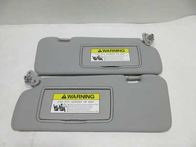 #ad 07 11 Honda CR V Sun Visor Set Vinyl Grey Gray Driver amp; Passenger OEM $74.39