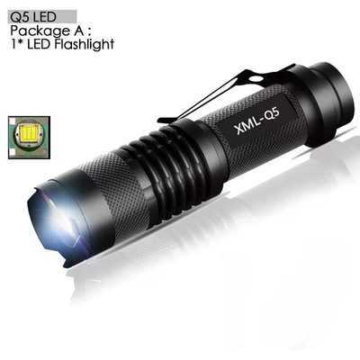 Super Bright Mini Led Flashlight Torch Q5/T6/L2 Linterna Led Lanterna Zoomable F