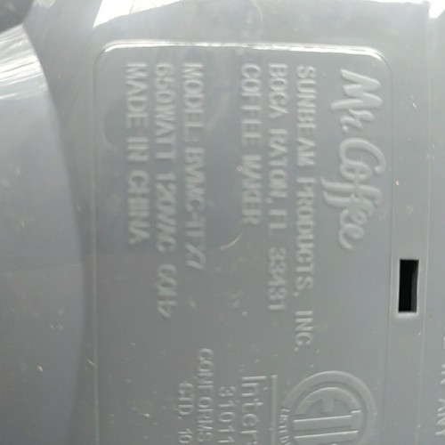 Sunbeam Mr. Coffee BVMC-TFX7 5-Cup Programmable Coffee Maker - Picture 9 of 10