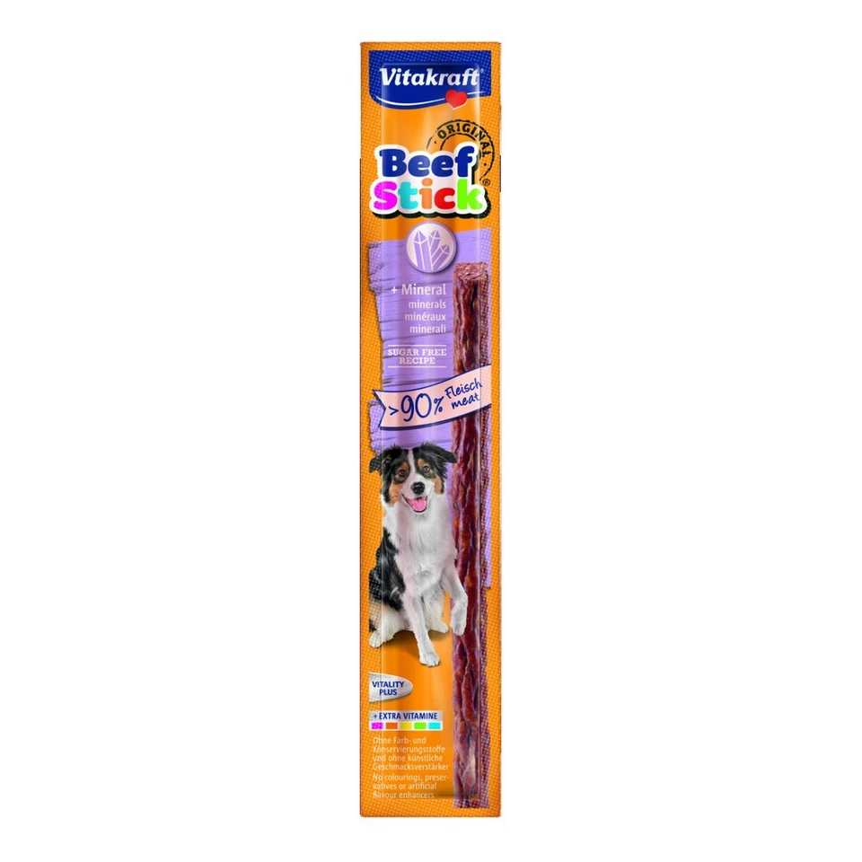 Vitakraft Beef Stick Original plus Mineral - 50 x 12g - Snack Hundeleckerli Hund