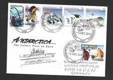 Australia Antarctic AAT 2014 Cover Casey to Germany,  busy $2.60 AAT Franking