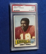 1975 Topps #340 Emmitt Thomas Psa 9
