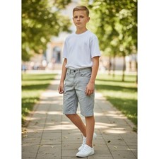 Lee Performance Shorts Boys 12 Regular Gray Excellent Stretch Cargo