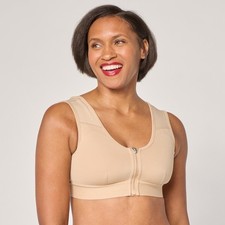 Copper Life by Tommie Copper AirKnit Shoulder Support Bra with Zipper - BRBX1