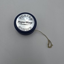 Vintage BanDai 1999 Yomega Hyper Warp Roller Bearing YoYo Blue