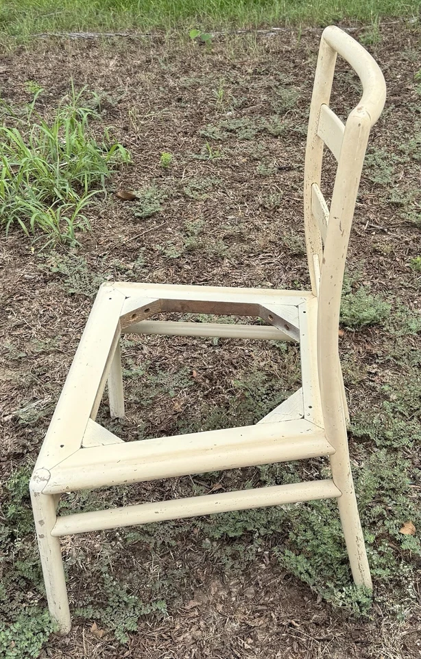 T.H. Silla de comedor con respaldo de escalera Robsjohn-Gibbings Widdicomb modelo 4209 (A) Foto 2 de 4