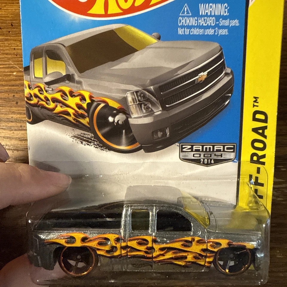 2014 Hot Wheels HW Off-Road Chevy Silverado Zamac VHTF! - Image 2 of 4
