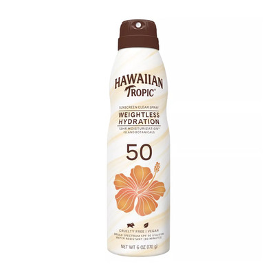 Ge Hawaiian Tropic Sonnenspray SPF 50 Wasserfest UVA/UVB Schutz Vegan